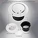 Adjustable Air Vent Flexible Space Saving Soffit Cover Bathroom Library Ventilation (6 Inch)