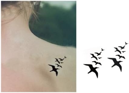Seagull, Temporary Tattoo -Temporary Tattoo