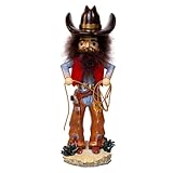 Kurt Adler 18" Hollywood Nutcrackers™ Cowboy with Lasso Nutcracker