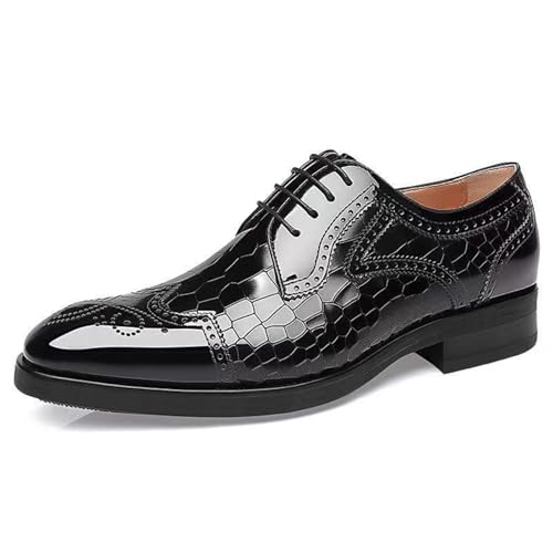 Men's Fashion Dress Shoes, Lace Up Sneakers Oxfords Classic Casual Shoes Casual Work Office Comfortable Business