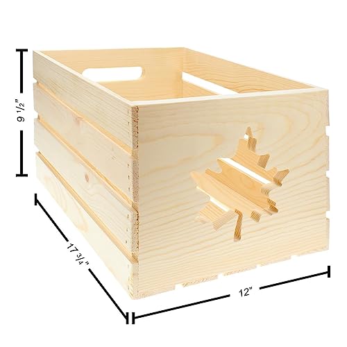 LEISURE ARTS Good Wood Caisse en bois avec découpe de feuille d’érable, caisse en bois brut pour présentation, caisses en bois pour le rangement, caisses en bois brut de pin, 45,1 x 30,5 x 24,1 cm - Les Beatles, Paul McCartney, John Lennon, RIngo Starr, George Harrison LEISURE ARTS Good Wood Caisse en bois avec découpe de feuille d'érable, caisse en bois brut pour présentation, caisses en bois pour le rangement, caisses en bois brut de pin, 45,1 x 30,5 x 24,1 cm – Image 7