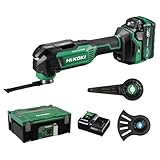 HiKOKI(ハイコーキ) 36V 充電式 マルチツール CV36DMA スターロック対応 MMU32PK+MMD100SB付特別セット 電池1個・充電器付 CV36DMA(XPCZ)