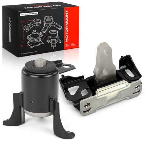 A-Premium 2PCS Engine Motor Mount and Transmission Mount Kit Compatible with Ford Fiesta 2011-2016, 1.6L, Naturally Aspirated Only, Replace# AE8Z6068B, BE8Z6068A