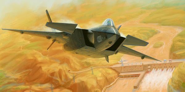 Trumpeter 001665 1/72 J-20 Mighty Dragon Prototype 2011 Jeu Différents - 3