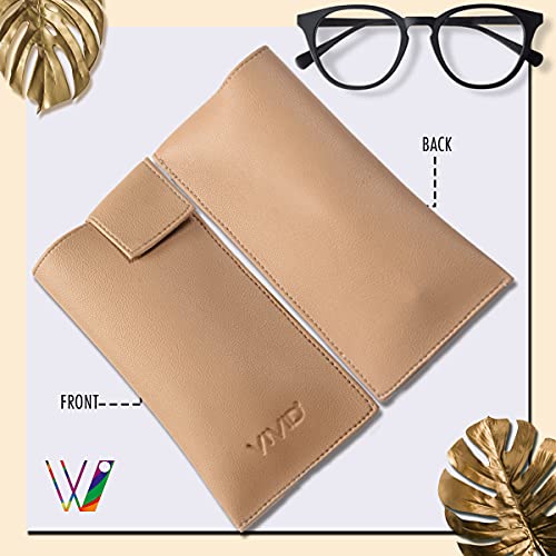 Image of VIVID Unisex Specs Valcro Eyewear Dabbi Artificial Leather Soft Case Cover