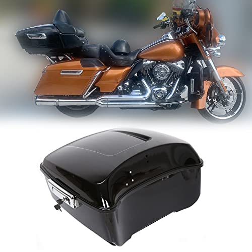 Image of ECOTRIC King Motorcycle Trunk Compatible with 2014-2024 Touring Trunk Tail Box for Harley Touring Models