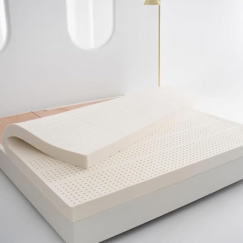 Natural Latex Mattress for Back & Shoulder Pain Relief, Eco-Friendly Bed Mattress for Home Bedroom Comfort, Hypoallergenic Sleep Solution