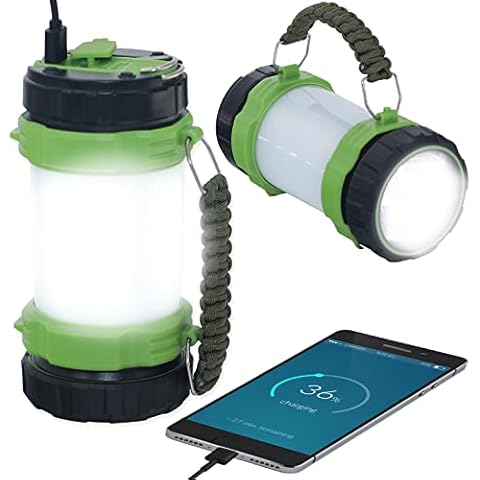 Camping Lantern Rechargeable LED Flashlight,6 Modes Torch,IPX4 Waterproof,Portable Light with Two-Way Hook and USB Cable for Camping, Hiking, Hurricane,Emergency,Outage Cover