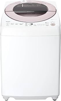 Amazon | シャープ 洗濯機 ES-GV7F-P穴なし槽 インバーター搭載 ピンク Amazon | シャープ 洗濯機 ES-GV7F-P穴なし槽 インバーター搭載 ピンク