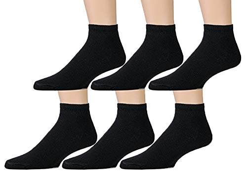 6 Pairs Kids Sports Ankle Socks Wholesale Bulk Pack Athletic Sock for Girls Boys