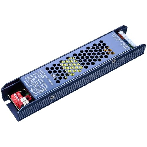 Image of GOMING CE Ultra Thin 12V 60W Power Supply LED Driver AC 100-130V to DC 12V 5A Lighting Transformer Constant Voltage for LED Strip Light