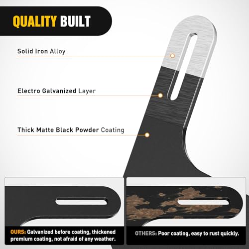 Image of Nilight Front Lower Hidden Bumper Mounting Brackets for 32inch Single Double Row LED Light Bar Compatible with 2016-2023 Toyota Tacoma