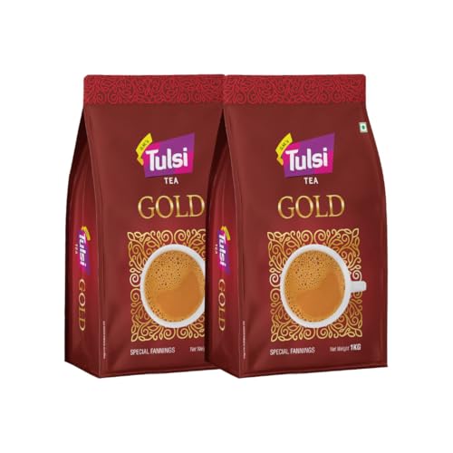 Image of Tulsi Gold Tea Special Fannings | Premium Chai | Assam Tea Leaves | Kadak & Aromatic Blend for Quality Chai Lovers (1kg + 1kg)