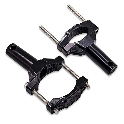 Motorcycle Spotlight Mount Brackets, Motorbike Tube Clamp Turn Signal Indicator Mounting Bracket Fog Light Mounting Holder Adjustable Fits Tube 1"/1.5"/2" Dia 23Mm-61Mm 2Pcs #TOP5