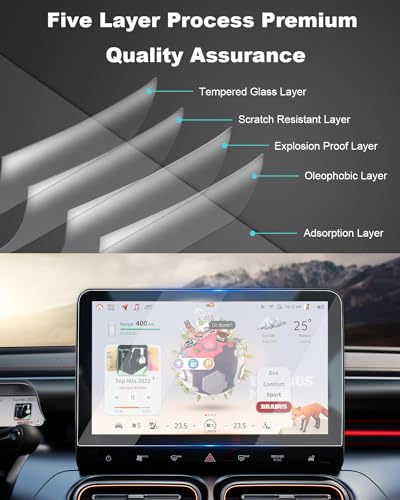 Film protection écran Smart 1 navigation GPS Brabus EV Pro 9H - 6