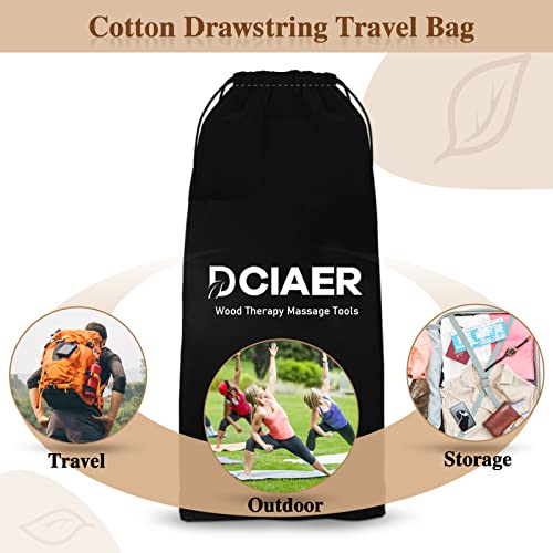 Dciaer 4 In 1 Wood Therapy Massage Tools Lymphatic Drainage Massager Kit - Maderoterapia Kit - For Gua Sha Massage, Anti Cellulite, Body Sculpting, Get Rid Of Cellulite #TOP3