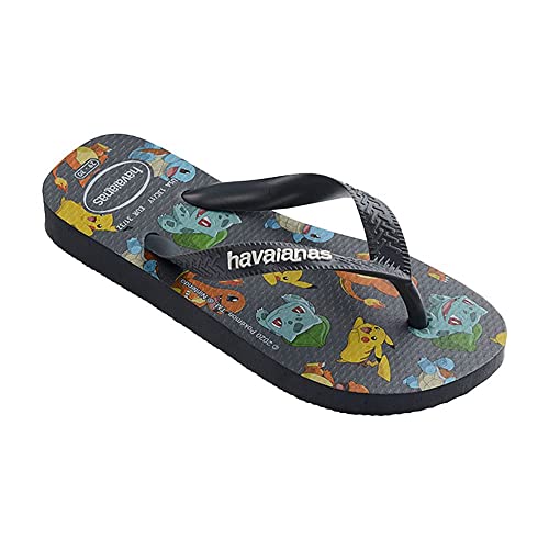 Chinelo Top Pokemon, Havaianas, Masculino, Novo Grafite, 39-40