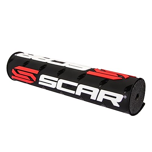 SCAR Mousse de Guidon 22 3D avec Barre Moto Cross Quad Dirt Bike Enduro Supermotard - Noir