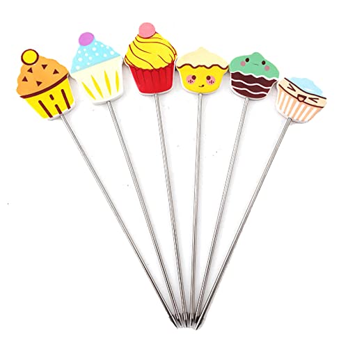 Cake Tester, 6 PCS Stainless Steel Cake Tester Needle Reusable, 2 Sizes