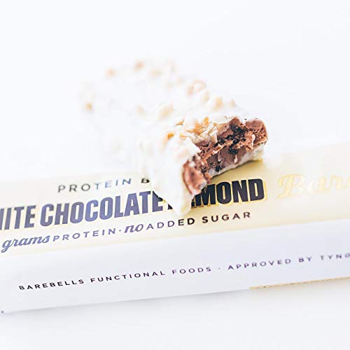 Barebells bar - White Chocolate Almond 12 Bar (660g Box) – Ansicht 4