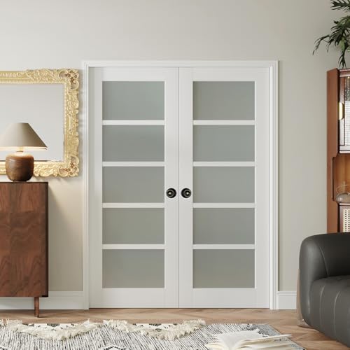 Image of Black Door Knob with Lock & Key, Heavy Duty Interior /Exterior Door knobs, Modern Round Ball Design, Easy to Install, Ideal for Bedroom, Bathroom, Pantry Door