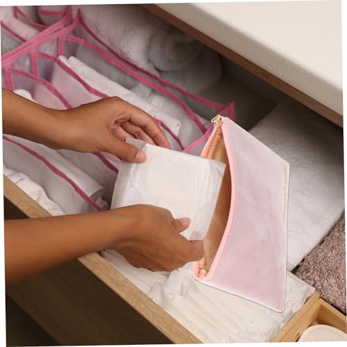Bolsa organizadora para toallas sanitarias y pañales de viaje miniatura 6