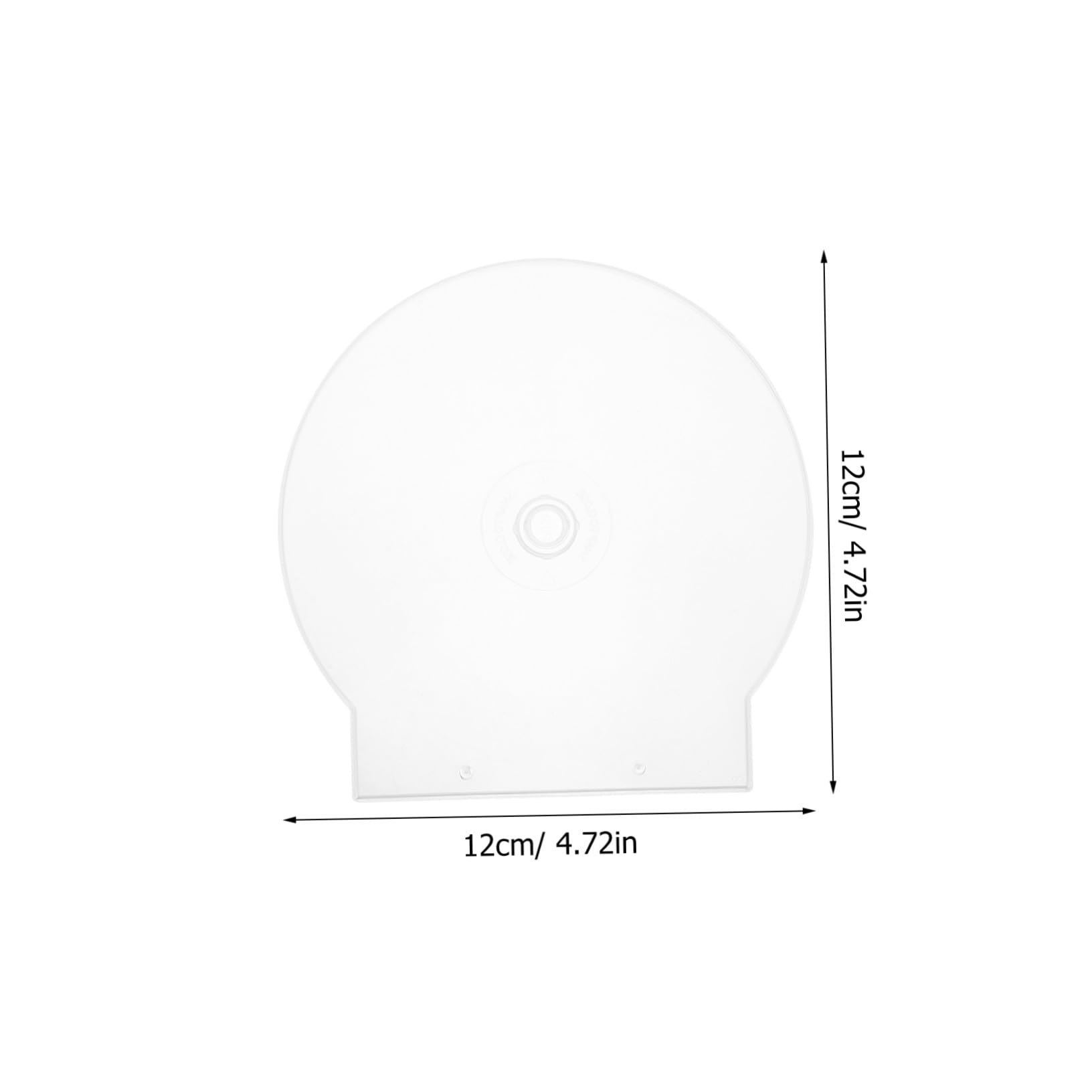 Custodia CD Trasparente Extra Spessa per 50 Dischi, Custodia Porta Dvd Rigida Design Sottile e Minimale per Casa e Auto