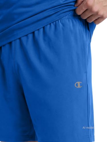 Image of Champion Men's 7 inch Sport Knit Shorts, Slim Fit, Lightweight