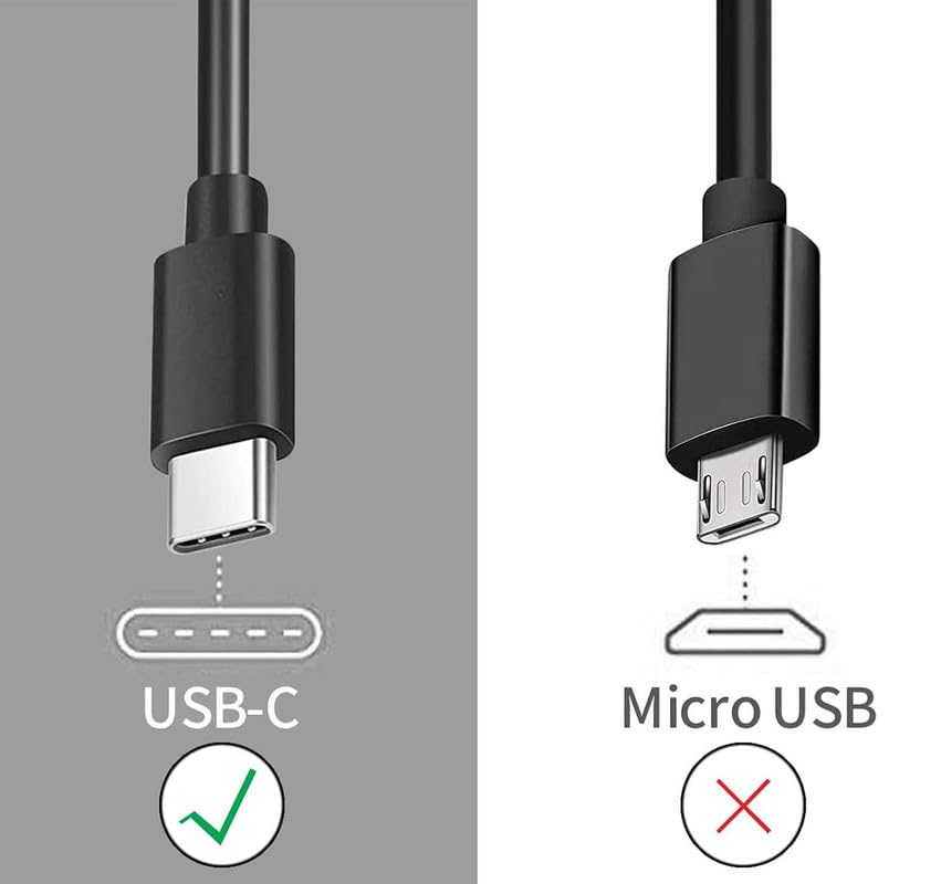 Adaptador de corriente USB-C de 5 V de reemplazo para cinturón masajeador inalámbrico ADIUPUL, modelo GS-50210A, fuente de alimentación y cable de carga miniatura 4