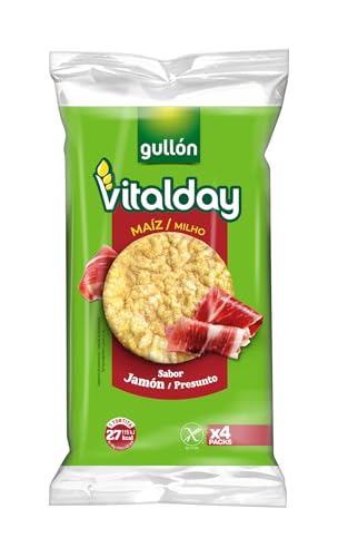 Tortitas Gullón Vitalday de Maíz sabor Jamón Sin Gluten 103g