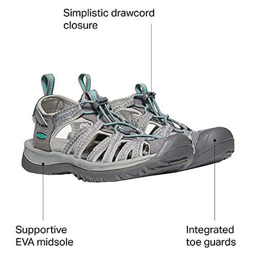 Image of KEEN Women's Whisper Closed Toe Durable Comfortable Easy On Washable Adventure Sandals