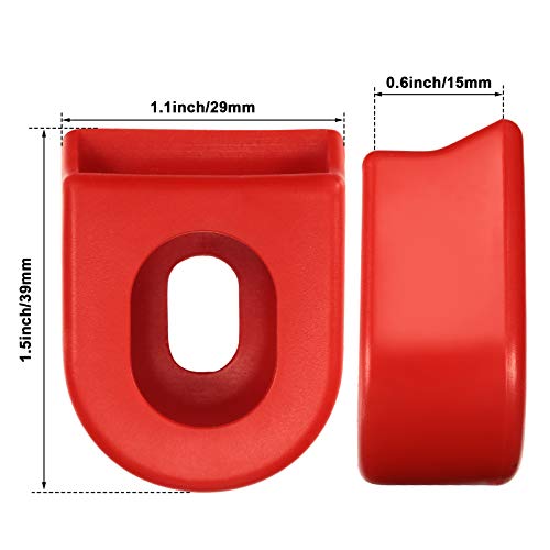 image for Riakrum 6 Pairs Bike Crank Boot Protector Bicycle Crank Arm Boots Sili