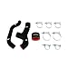 Mishimoto MMHOSE-SUB-INT6BK Subaru WRX 2006-2007 / Subaru Forester XT 2004-2008 Silicone Intercooler Hoses, Black