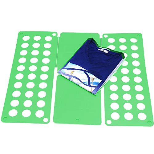 Takit Tabla para Doblar Ropa Verde - 70x59cm - Tabla para Doblar Camisas - Tabla para Doblar Vestidos Pantalones Toallas Camisetas/Organizador De Ropa