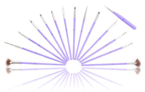 SHANYAcrylic Nail Brush Sets with Pouch, 5 Ounce