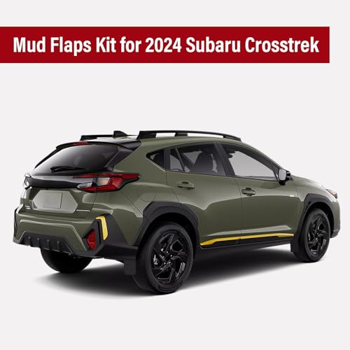 Image of Mud Flaps Splash Guard Fender Kit for 2024 Subaru Crosstrek Splash Guard Front and Rear 4-PC Set Fender Mud Guard Accessories No Need to Drill Holes