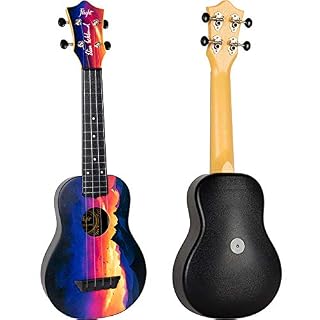 Elise Ecklund Signature Sunset Travel Ukelele – Soprano - Les Beatles, Paul McCartney, John Lennon, RIngo Starr, George Harrison Elise Ecklund Signature Sunset Travel Ukelele - Soprano – Image 4