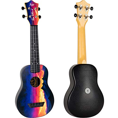 Elise Ecklund Signature Sunset Travel Ukelele – Soprano - Les Beatles, Paul McCartney, John Lennon, RIngo Starr, George Harrison Elise Ecklund Signature Sunset Travel Ukelele - Soprano – Image 5