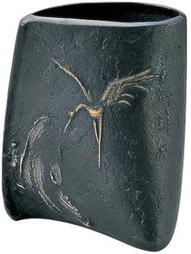 Amazon.co.jp: 高岡銅器 銅製花瓶 大森孝志作 花器 舞 98-01