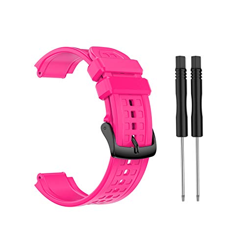 BIlinli 2021 Nueva Correa de Pulsera de Silicona de Repuesto para Garmin- Forerunner 25 Reloj GPS de Gran tamaño Masculino con Herramientas Envío Directo