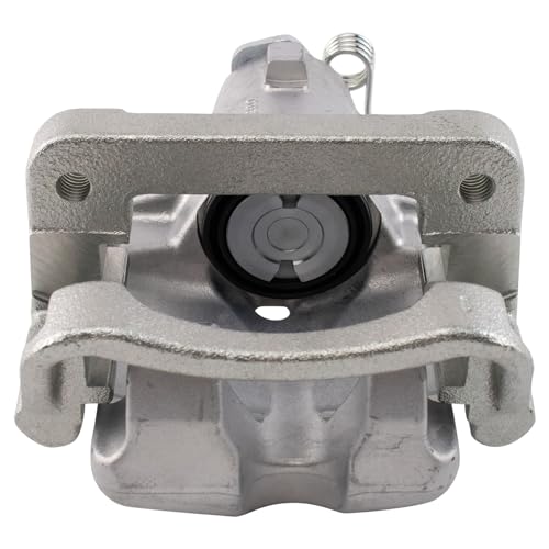 Image of TRQ Rear Brake Caliper Set Zinc Coated Hardware Brackets Compatible with 2014-2015 Chevrolet Malibu