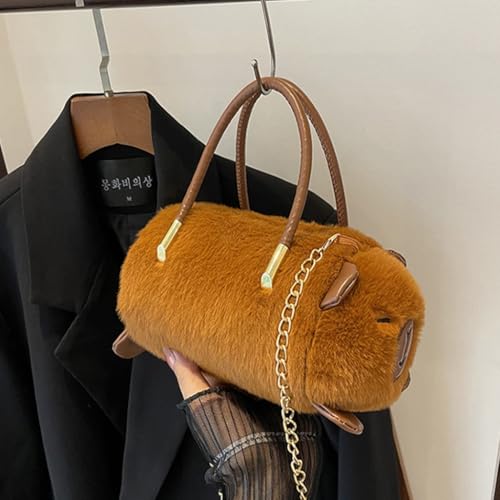 Trendy Soft Plush Bag For Women Cute Shoulder Satchel With Convenient Pockets Crossbody Bags Handbag4