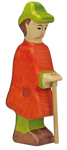 Preisvergleich Produktbild Holztiger Hirte mit Stab, 80290