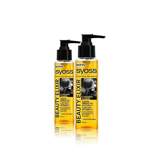 Syoss Aceite Capilar Beauty Elixir - Nutrición y Flexibilidad - 3 de 100Ml. (Total 300Ml.)