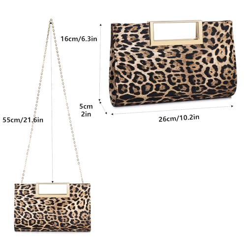 Image of Gurina Evening Clutch Purses for Women Formal Party Clutch Bags Cocktail Prom Fashion PU Leather Shoulder Handbags