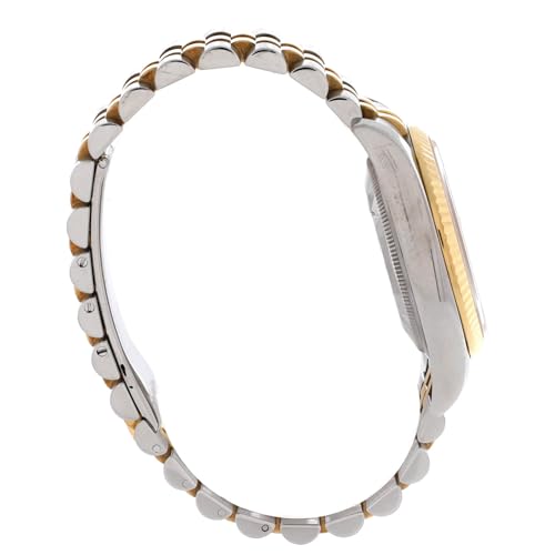 Pre-Loved Oyster Perpetual Datejust Automatic Watch Stainless Steel and Yellow Gold 36, Silver4