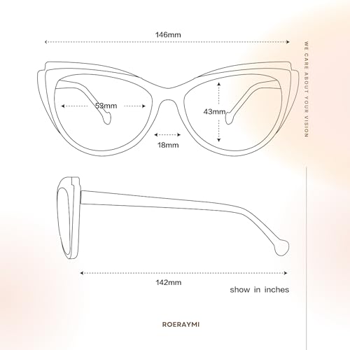 Blue Blockers Glasses for Women, Bluelight Glasses with Cat Eye Frame for Style, Comfort, Eye Strain Relief