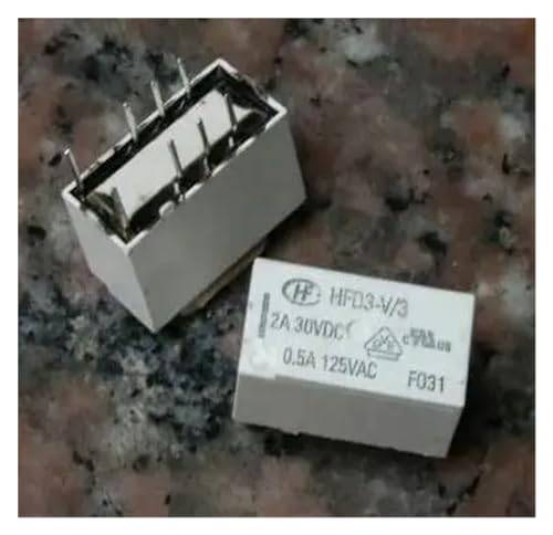 Relé HFD3-V de 8 pines y mini componentes electrónicos para circuitos impresos de precisión