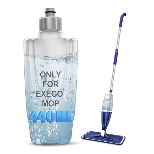 EXEGO 440ML Refillable Spray Mop Replacement- DO NOT SUITABLE FOR OTHER BRAND SPRAY MOP - Water Tank for Multi-Surface Floor Cleaning