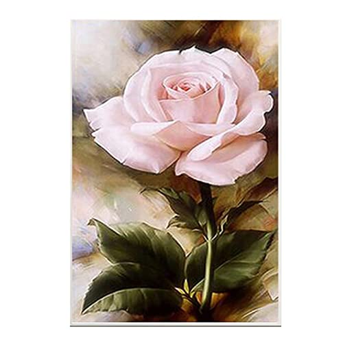 Kit Diamant Peinture 5D rose strass carré rond broderie mosaïque 40x80cm